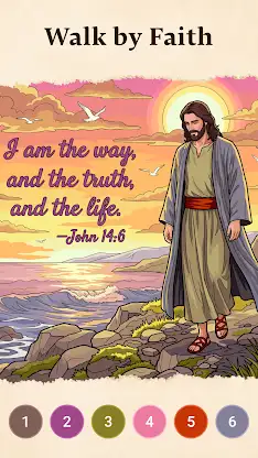 Bible Faith Color by Number screenshot 2