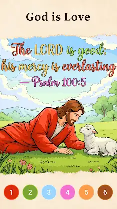 Bible Faith Color by Number screenshot 5