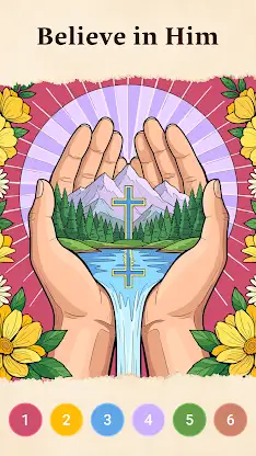 Bible Faith Color by Number screenshot 7