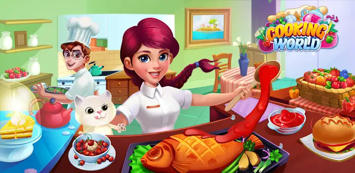 Cooking World : Cooking Games — Android game banner