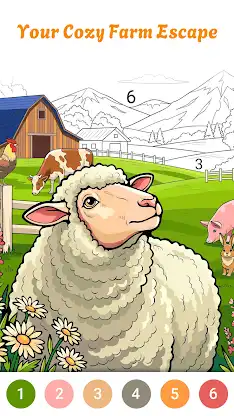 Cute Animals Color by Numbers screenshot 3
