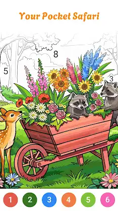 Cute Animals Color by Numbers screenshot 7