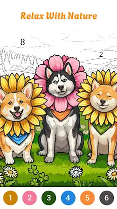Cute Animals Color by Numbers screenshot 5