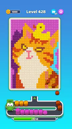 Coloring Loop: Jewel Sort screenshot 2