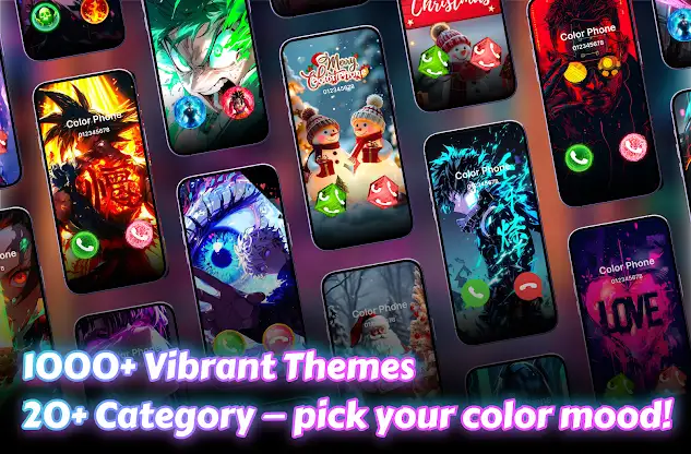 Color Phone Call Screen Themes screenshot 1