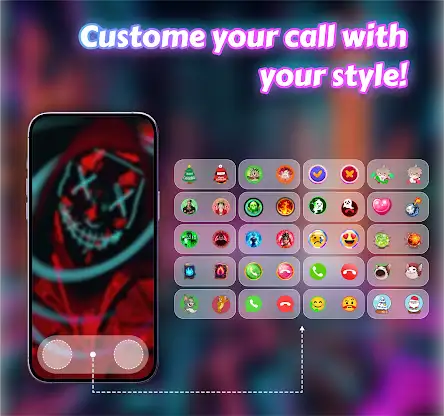 Color Phone Call Screen Themes screenshot 3