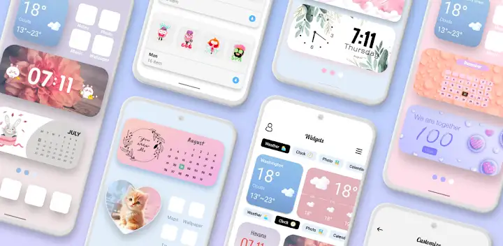 Colorful Widget - Magic Widget — Android app banner