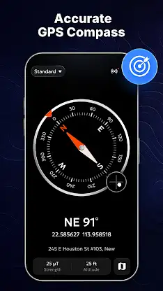 Compass, Qibla & Altimeter screenshot 1