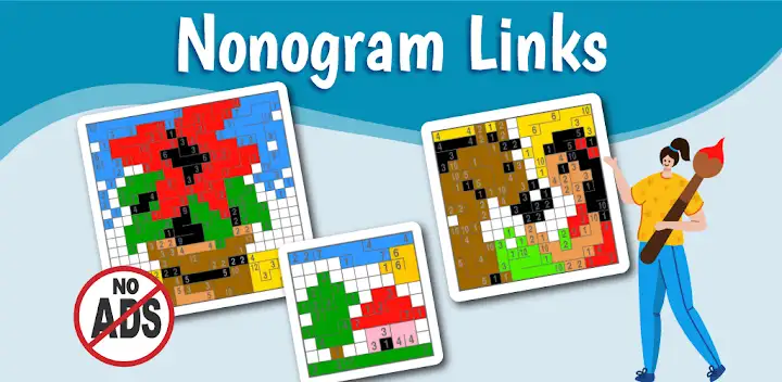 Link-a-Pix: Nonogram Links — Android game banner