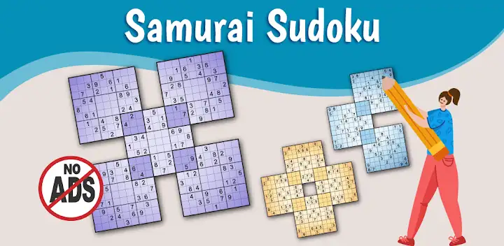 MultiSudoku: Samurai Sudoku — Android game banner