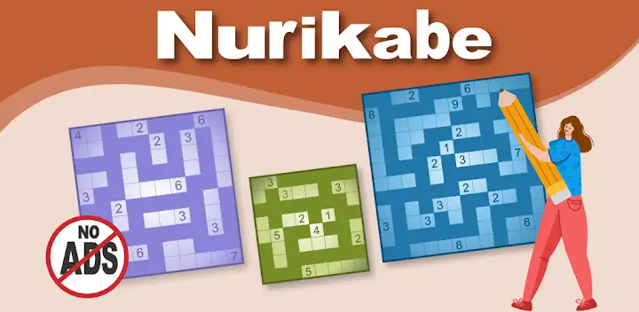 Nurikabe: Islands & Walls — Android game banner