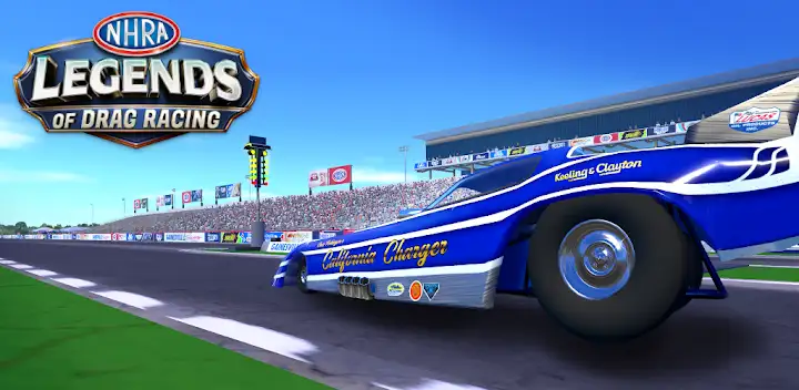 NHRA Legends of Drag Racing — Android game banner