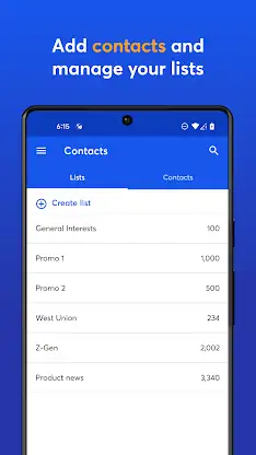Constant Contact Marketing App screenshot 2