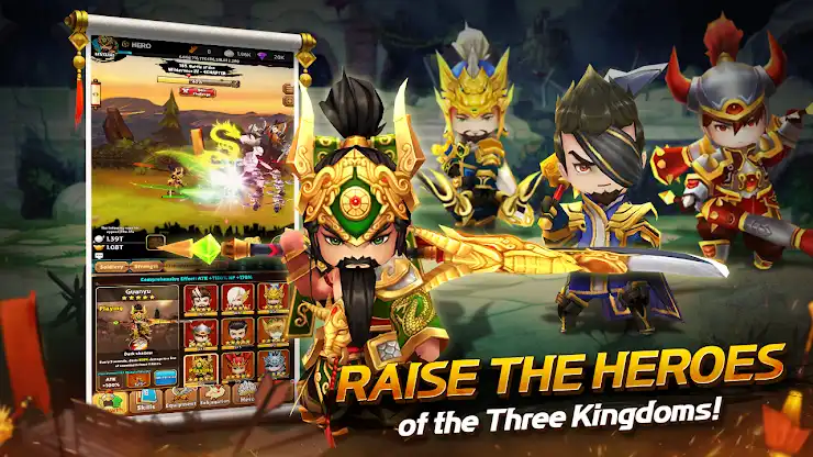 AFK Three Kingdoms : idle RPG screenshot 2