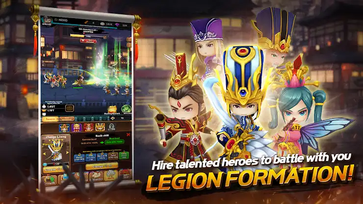 AFK Three Kingdoms : idle RPG screenshot 3
