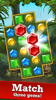 Jungle Gem Blast: Wild Jewels screenshot 1