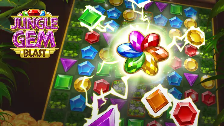 Jungle Gem Blast: Wild Jewels screenshot 6