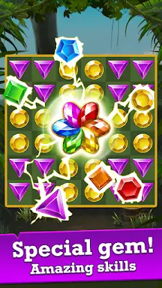 Jungle Gem Blast: Wild Jewels screenshot 2