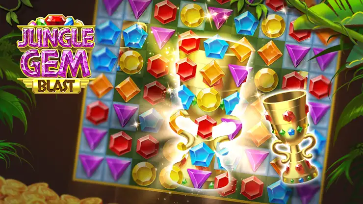 Jungle Gem Blast: Wild Jewels screenshot 8
