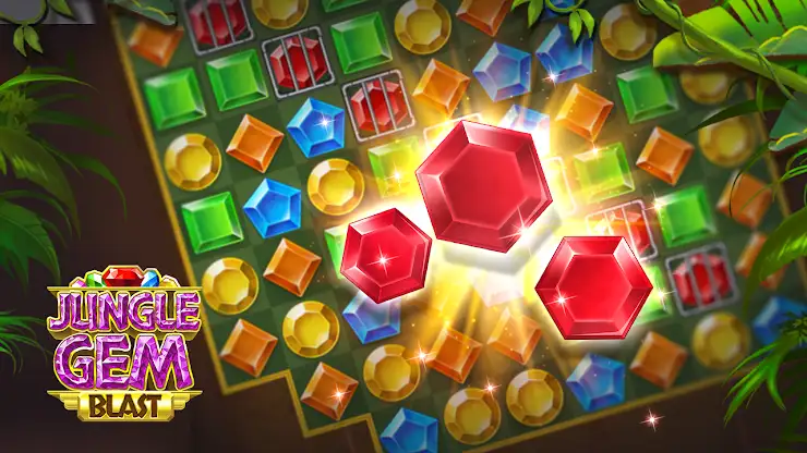 Jungle Gem Blast: Wild Jewels screenshot 7