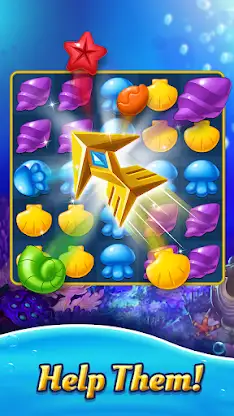 Ocean Splash: Jelly Fish gems screenshot 5