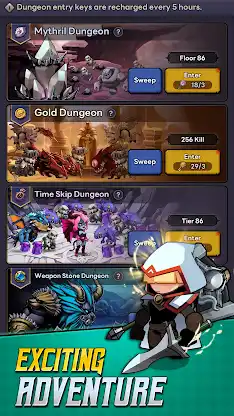 Self-Service Knight : idle RPG screenshot 6