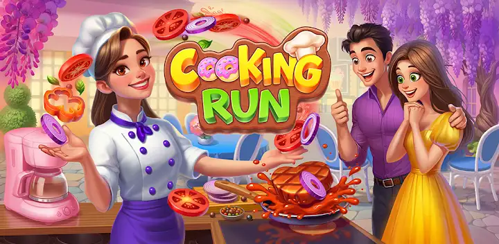 Cooking Run : Food Games — Android game banner