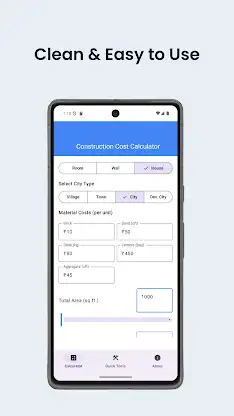 Construction Cost Estimator screenshot 2