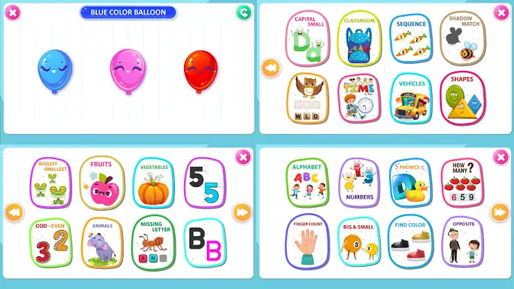 Quiz game for preprimary kids screenshot 8