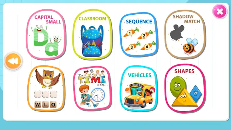 Quiz game for preprimary kids screenshot 2