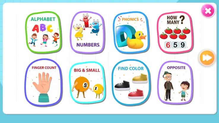 Quiz game for preprimary kids screenshot 1