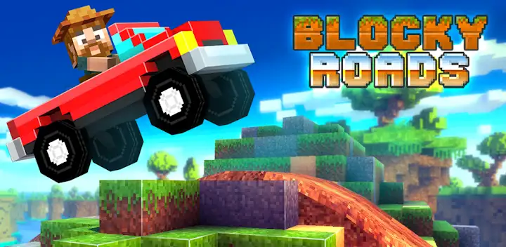 Blocky Roads — Android game banner
