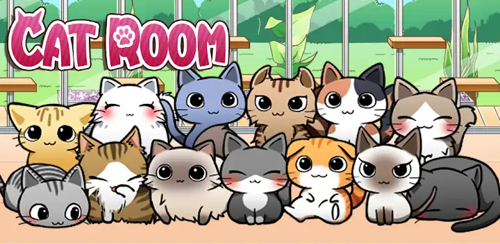 Cat Room - Cute Cat Games — Android game banner