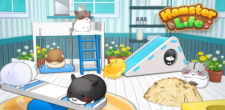 Hamster Life match and home — Android game banner