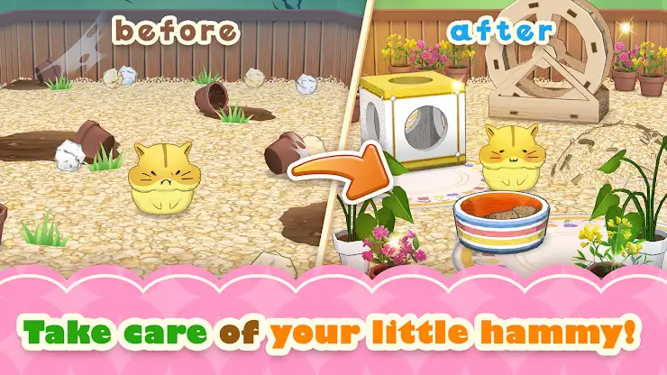 Hamster Life match and home screenshot 1