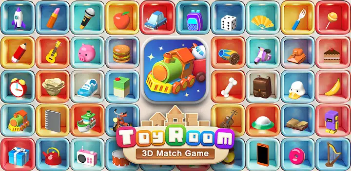 Toy Room - 3D Match Game — Android game banner