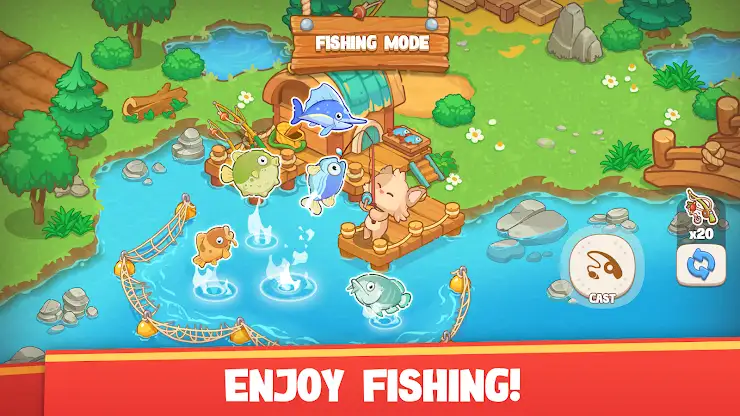 Meow Town - Cat Farm Adventure screenshot 3