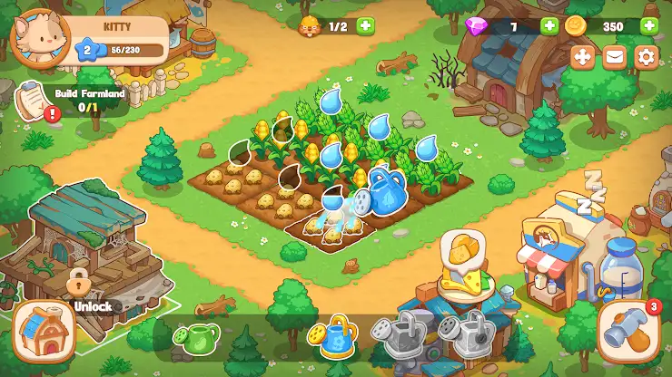 Meow Town - Cat Farm Adventure screenshot 7