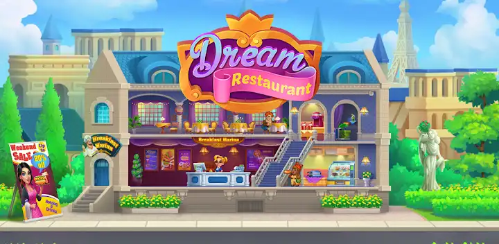 Dream Restaurant - Hotel games — Android game banner