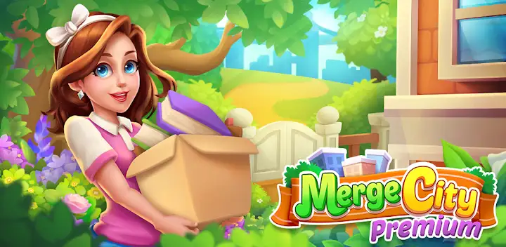 Merge City Premium -Home decor — Android game banner