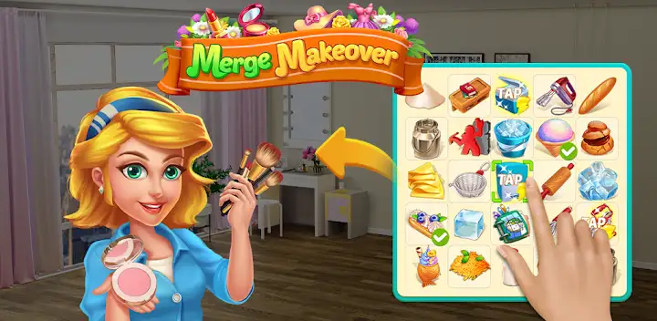 Makeover Studio - Merge Makeup — Android game banner