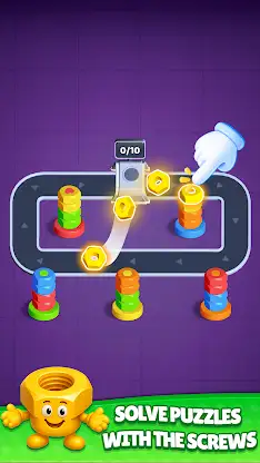 Nut Sort Factory screenshot 1