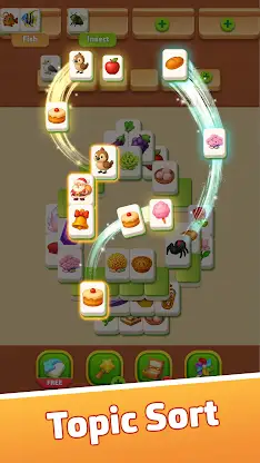Topic Sort Mahjong screenshot 2