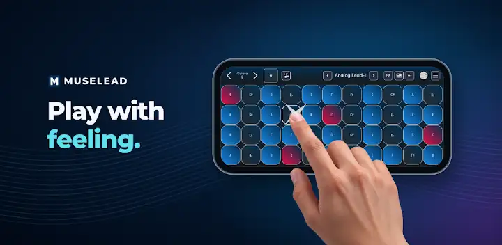 MuseLead Synthesizer Pro — Android app banner