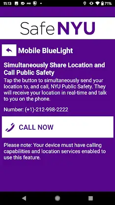 Safe NYU screenshot 3