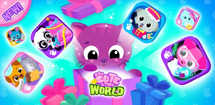 Cute & Tiny World — Android game banner