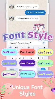 Emoji Keyboard: Themes & Fonts screenshot 4
