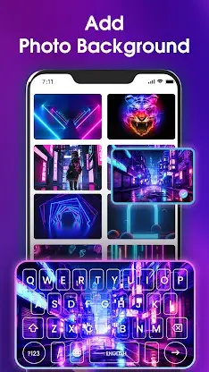 Neon LED Keyboard: RGB & Emoji screenshot 5
