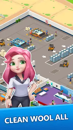 Wool Inc: Idle Factory Tycoon screenshot 2