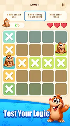 Moledoku! - Brain Puzzle Game screenshot 3